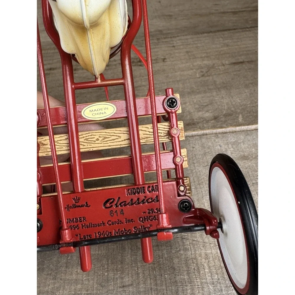 Hallmark Kiddie Car Classics Sidewalk Cruisers Late‎ 1940's Mobo Sulky Horse
